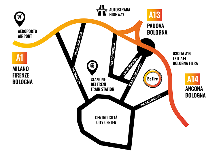 Mappa BolognaFiere
